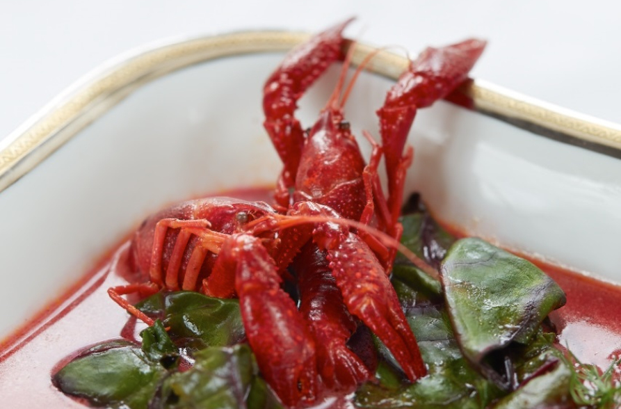 Widok na pałac w Wilanowie. Uwagę zwraca ciemne, zachmurzone niebo.